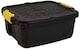 image 1 of Strata Storage Box 24 Litre Black Pack of 3
