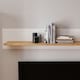 image 5 of Bohol 160cm Wall Shelf in Riviera Oak/White