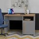 image 2 of Surfinio Dressing Table Study Desk Grey Catania Oak Decor Grey