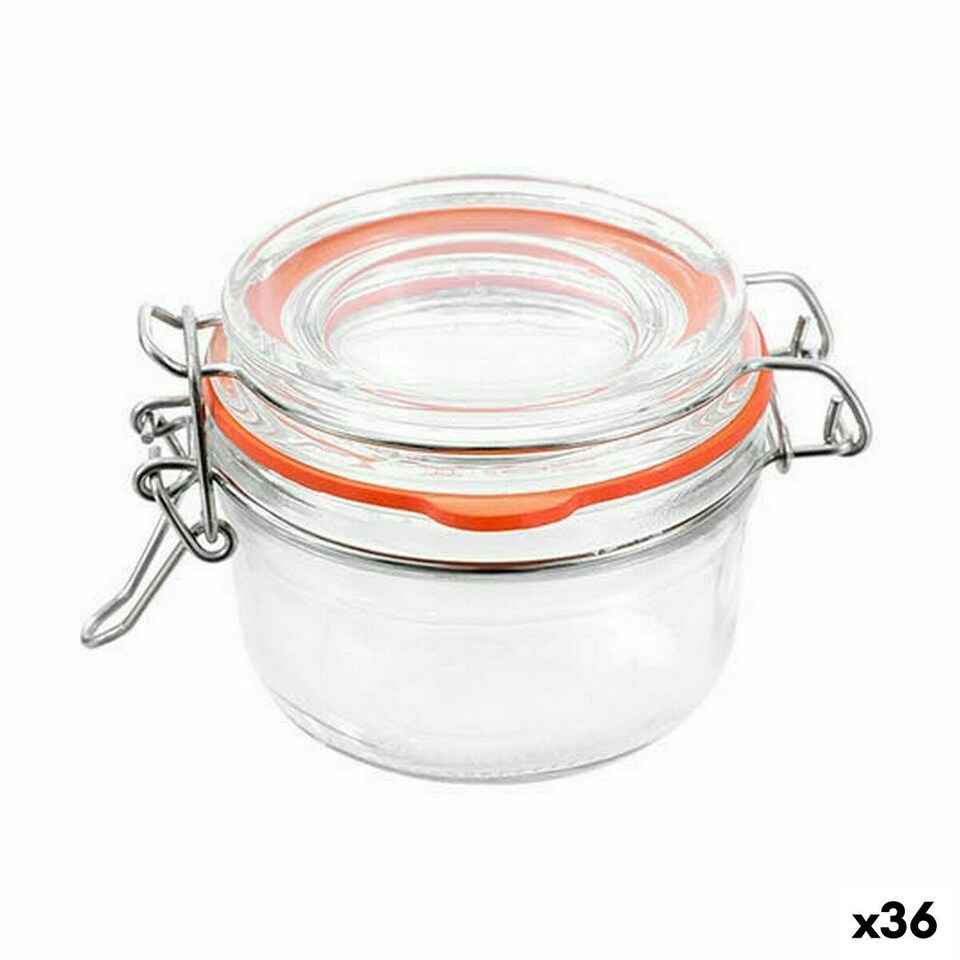 image 1 of Jar La Mediterránea Hermetic Glass 150 ml (36 Units) N/A