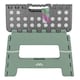 image 5 of JVL Small & Large Folding Step Stool Set – Multi-Purpose, Kitchen & Bathroom – Green