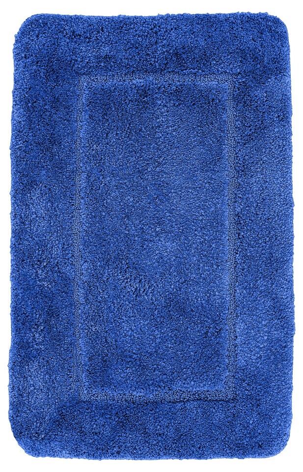 image 1 of Velosso Mayfair Microfibre Bathmat Antislip | Blue | Royal Blue | Bath Rug