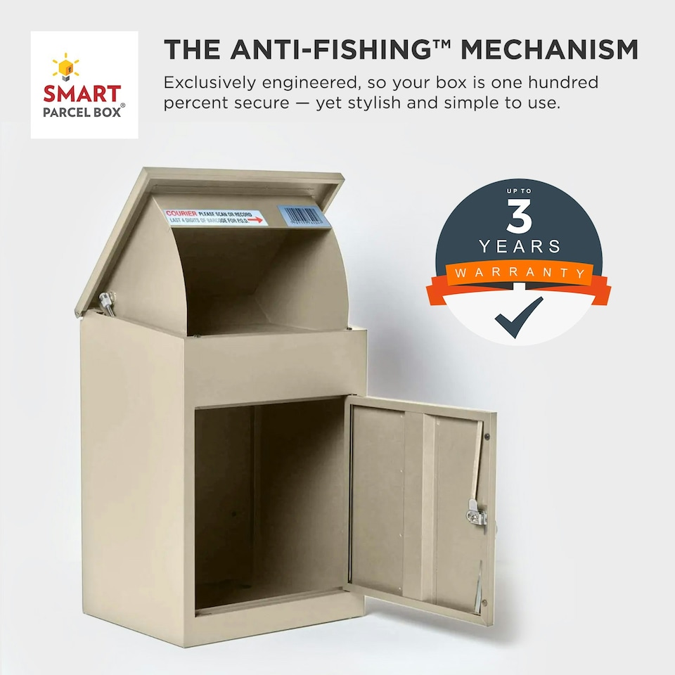 image 1 of SMART PARCEL BOX® Medium Front Access Cream