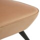 image 5 of Interiors by Premier Darcy Natural Fabric Chair Brown