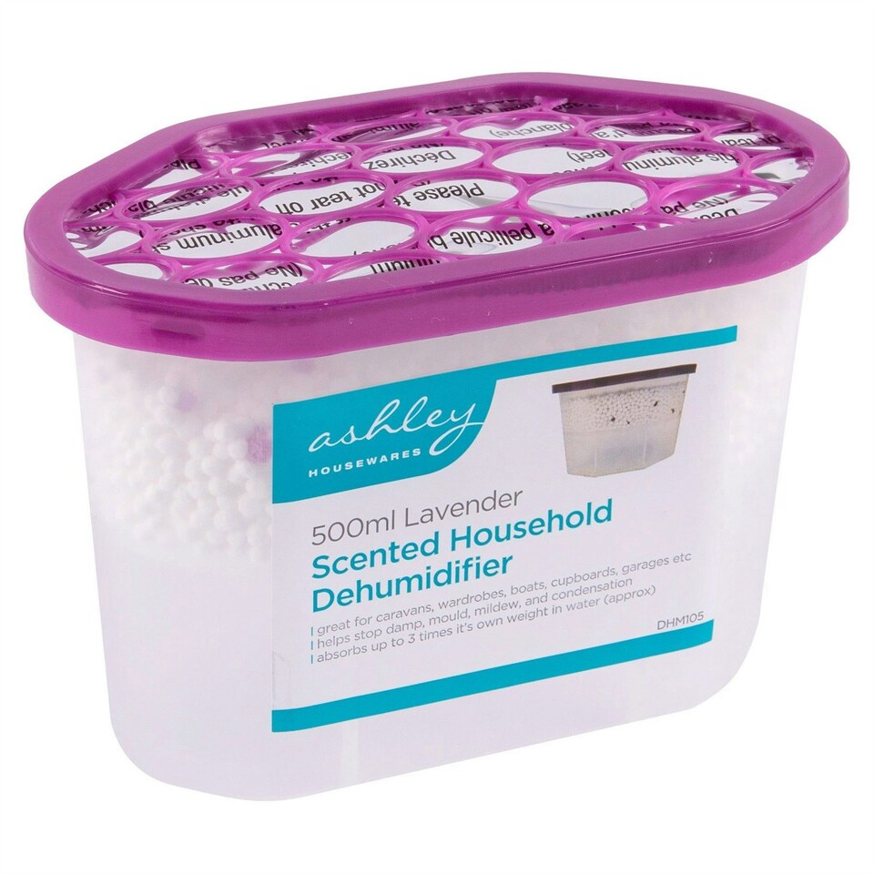 image 1 of Ashley Scented Interior Dehumidifiers - 500ml - Lavender - Pack of 100