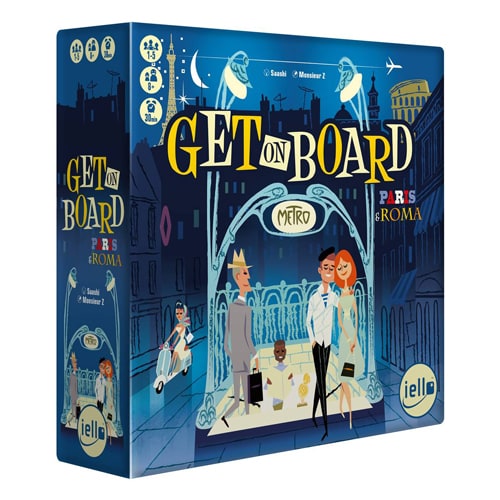 Get on Board: Paris and Rome - Board Game - Brand New