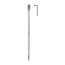Timco - 1/4" Flat Wood Bit Extension Rod (Size 300mm - 1 Each)