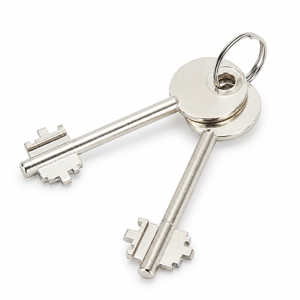 image 1 of 10L Key Operated Steel Safe Box Security Home Office