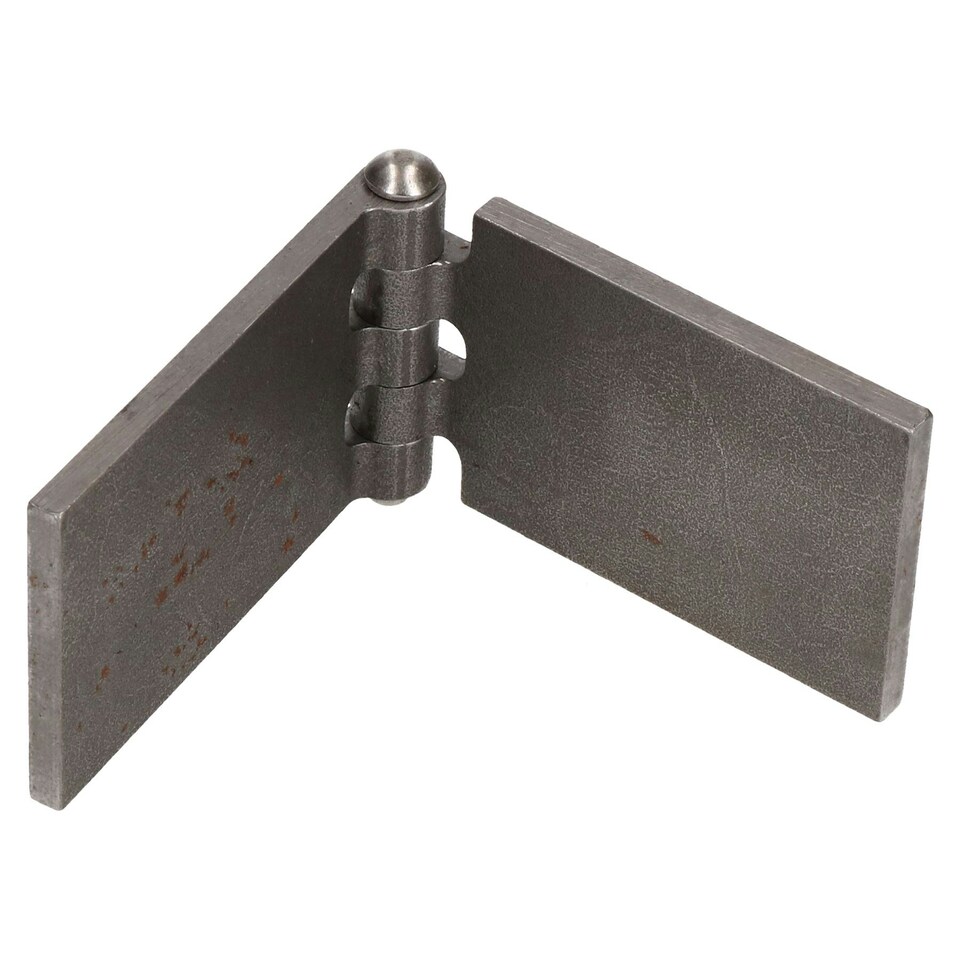 image 1 of Steel Butt Hinge Weld-On Extra Heavy Duty Industrial 50x161mm Silver