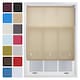 image 1 of FURNISHED Daylight Roller Blind Made to Measure with Chome Round Eyelets | Brown | Cappuccino | (W) 180cm x (L) 165cm