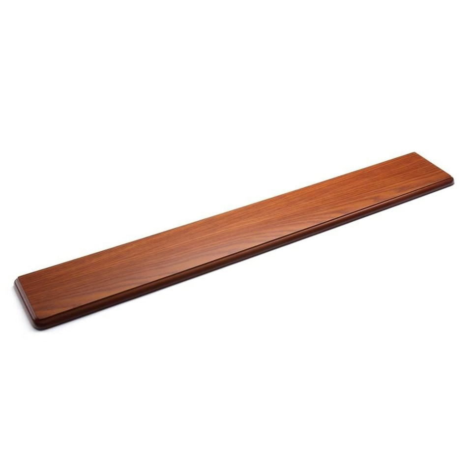 image 1 of Greenhurst Easy Fit Radiator Shelves, 60/91/115cm, Oak Finish – No Drilling Needed Brown | Oak | 91