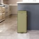 image 3 of Charles Bentley 30L Square Retro Kitchen Pedal Bin Sage Green