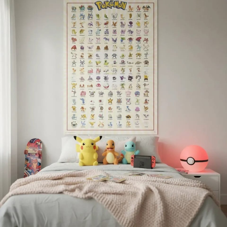 image 1 of GB eye Pokemon Kanto 151 English 61 x 91.5cm Maxi Poster