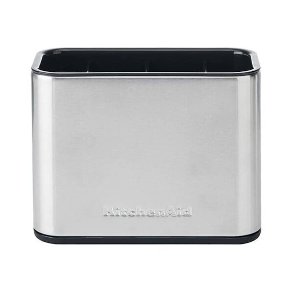 image 1 of KitchenAid Stainless Steel Sink Brush Caddy