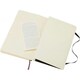 image 2 of Moleskine Classic L Soft Cover Squared Notebook - Solid Black - One Size