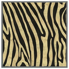 Golden zebra (Picture Frame) Grey | S