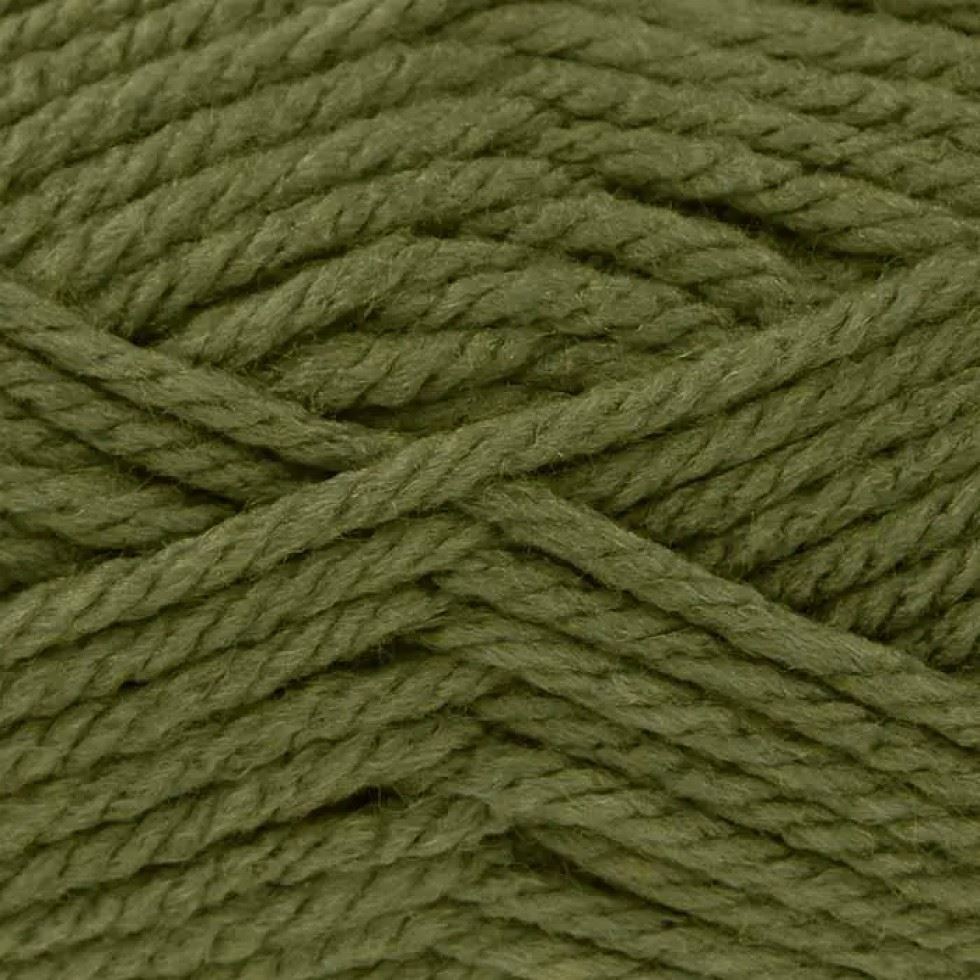 King Cole Green Big Value Super Chunky Yarn (Value Pack 12 x 100g Balls) For Crochet, Knitting - 81m per ball