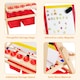 image 6 of COSTWAY 3-in-1 Wooden Kids Art Easel Magnetic Double Sided Easel Blackboard Whiteboard