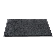 Sentry Barrington Cotton Washable Mat 20 x 33'' Charcoal - One Colour - One Size
