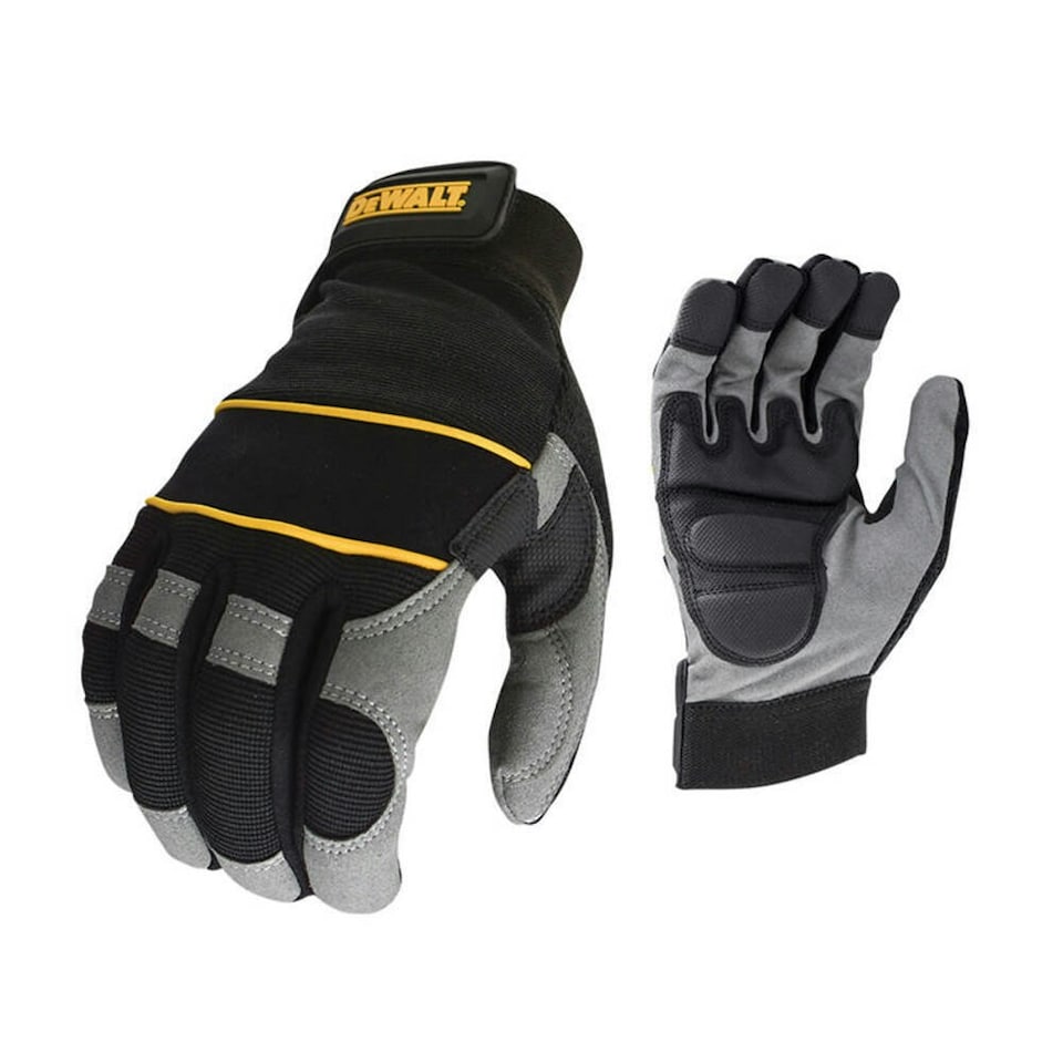 Dewalt Power Tool Gloves - Black/Yellow/Orange - One Size