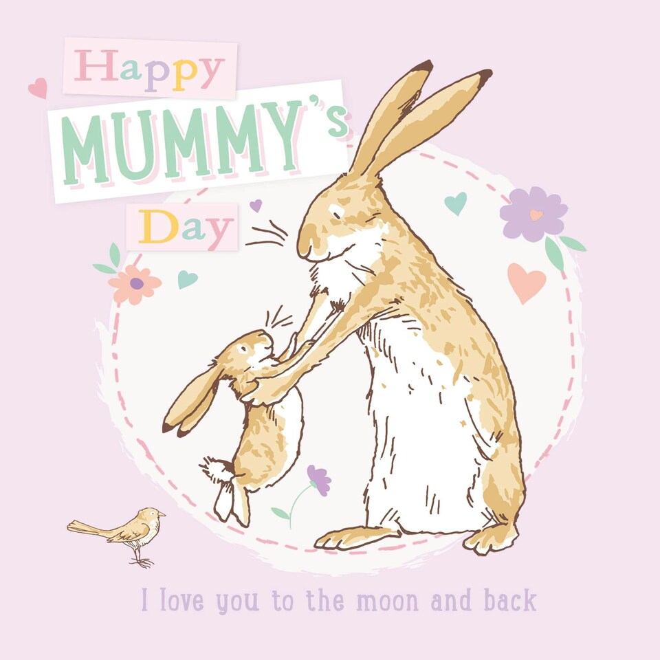 image 1 of Guess How Much I Love You 'I Love You To The Moon And Back' Mother's Day Card