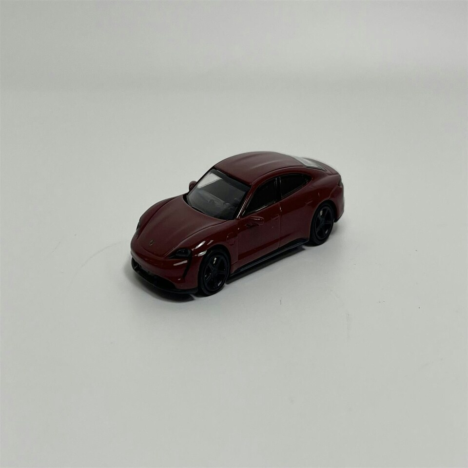 image 1 of Porsche Taycan Turbo S 2019 Dark Red 1:87 Minichamps 870068404