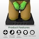 image 7 of Kneeling Pad 2-Pack - Thick High-Density Foam, Waterproof Garden and Exercise Knee Pads | Green | Green | 2
