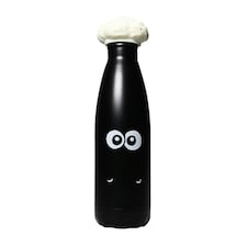 Water Bottle Metal (500ml) 3D Lid - Wallace & Gromit (Shaun)