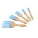 image 4 of 10pc Synthetic Paint Painting Brush Set Decorating 19mm - 75mm Width Brushes