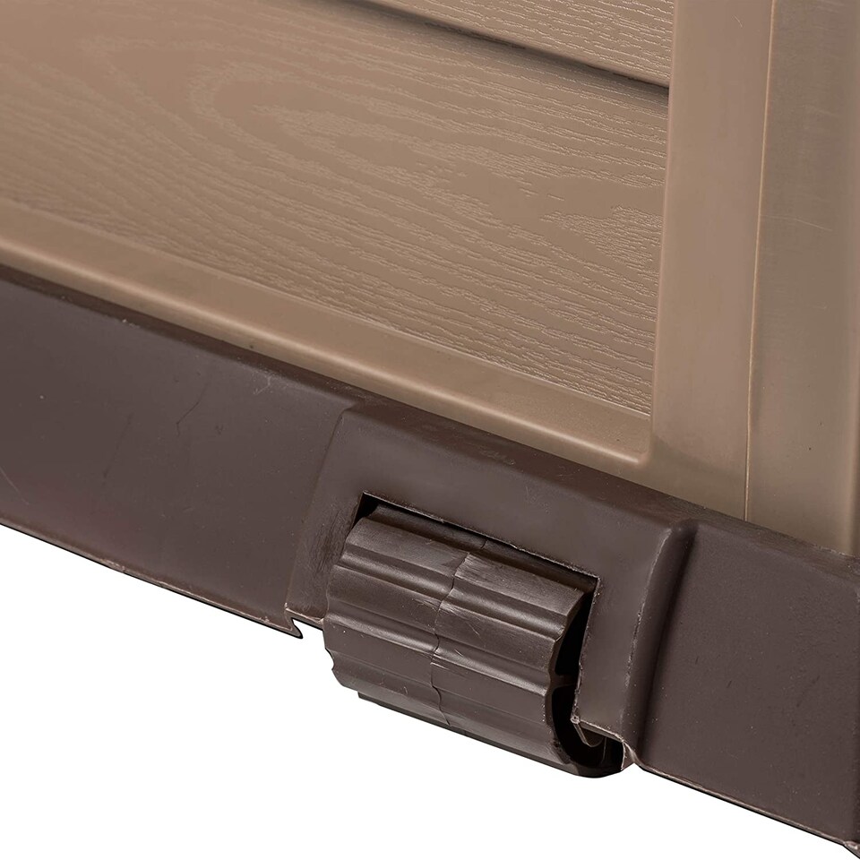 image 1 of 440L Garden Cushion Storage Box / Chest Sit on Lid | Brown | Brown