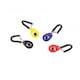 image 2 of Multicoloured Pack of 4 Pet Dog Puppy Cat Training Clicker with Wrist Strap