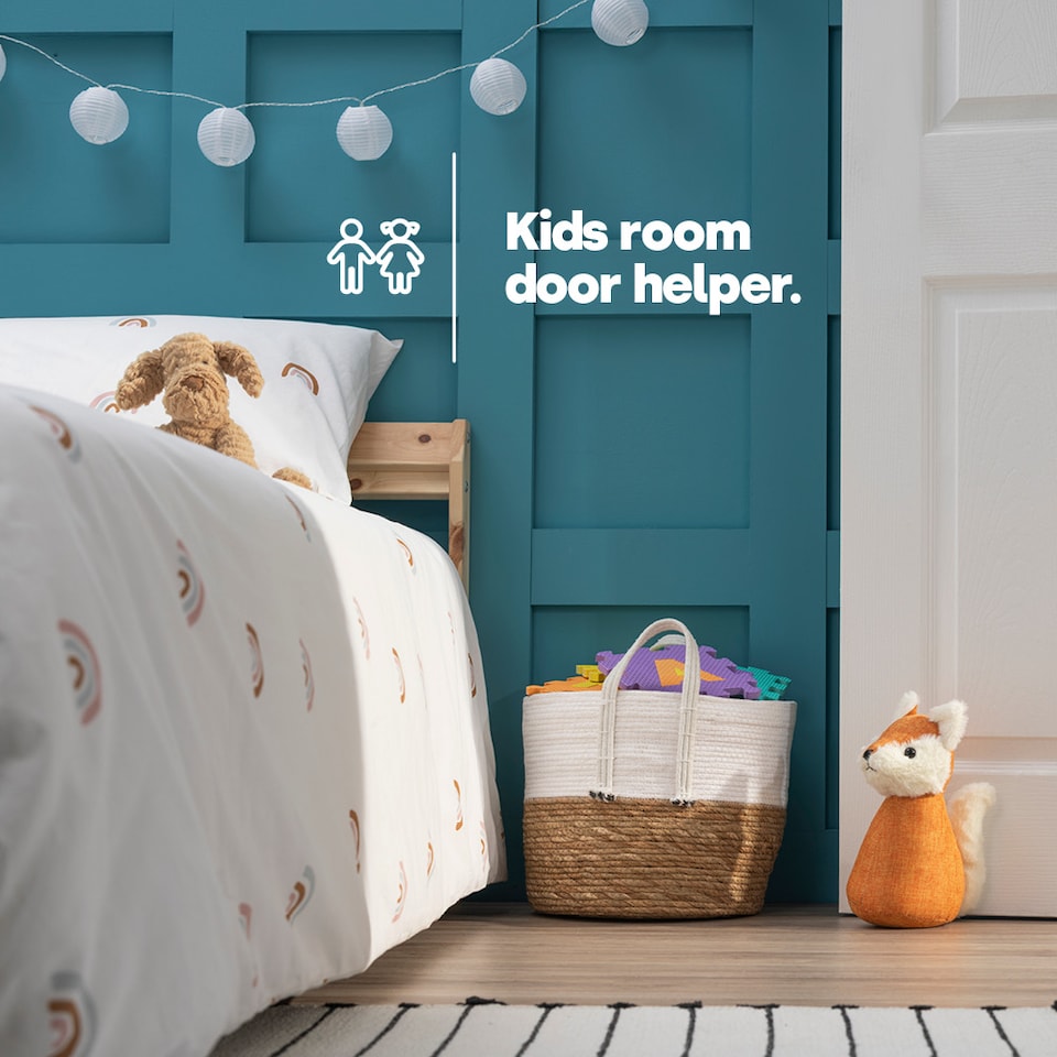 image 1 of Weighted Door Stopper Fox Orange