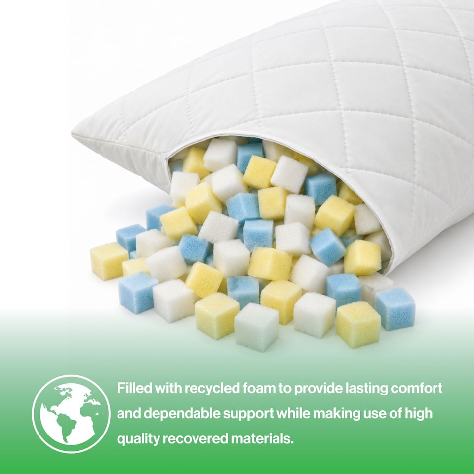 image 1 of 2 Pack - The Core Advanced Memory Foam Pillow Adaptive Comfort & Everyday Support