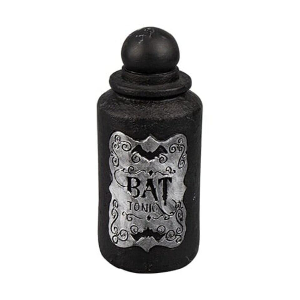 Halloween Bat Tonic Potion Bottle Decoration 15cm
