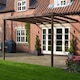 image 1 of Wall Mounted Box Pergola - L360 x W360 x H270 cm - Rustic Brown