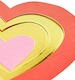 image 3 of Heart Shaped Sweet Pop Up 3D Blank Birthday or Anniversary Card