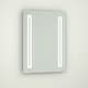 image 3 of Battery Operated Illuminated Bathroom 600mm Strip Rectangular Mirror | Clear | Mirrored glass | 1