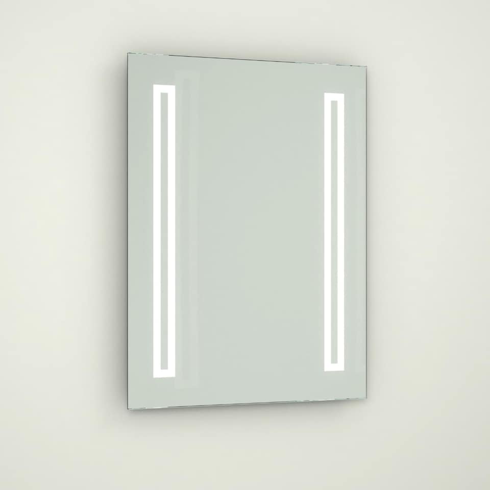 image 1 of Battery Operated Illuminated Bathroom 600mm Strip Rectangular Mirror | Clear | Mirrored glass | 1