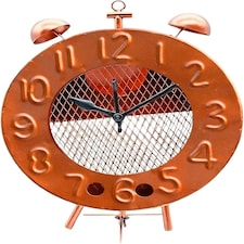 Marco Paul Orange Clock Design Bird Feeder 33cm