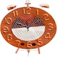 image 1 of Marco Paul Orange Clock Design Bird Feeder 33cm