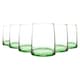 image 1 of Nicola Spring Merzouga Recycled Glass Tumblers - 260ml - Green - Pack of 6 | Green | Green | 6