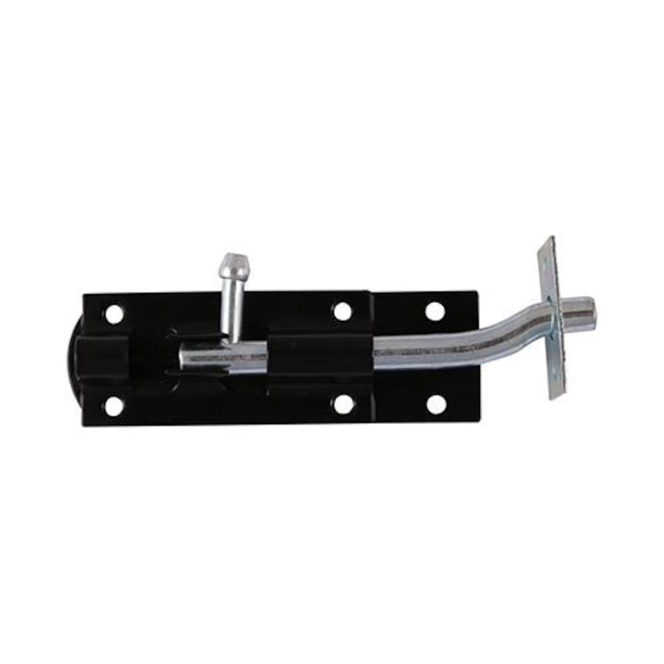 Timco - Necked Tower Bolt - Black (Size 4" - 1 Each)