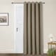 image 7 of Amberley Eyelet Thermal Door Curtain 66" x 84" - Earth
