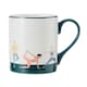 image 1 of Mikasa Yoga Straight-Sided Porcelain Mug, 280ml | White