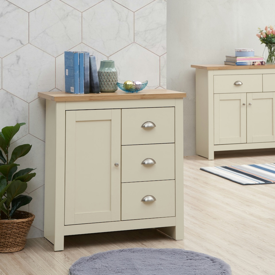 image 1 of Sideboard with 1 Door & 3 Drawers