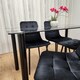 image 8 of Dining Table Set with 4 Chairs Dining Room, and Kitchen table set of 4 Clear
