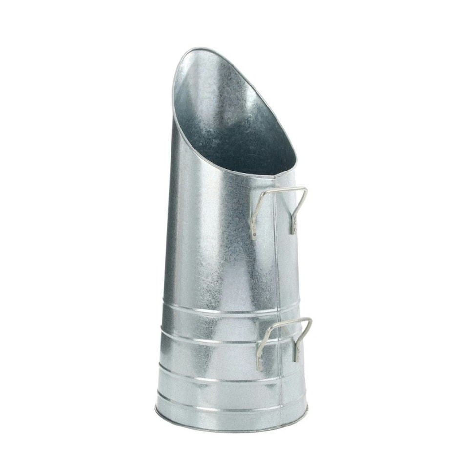 Leecroft Coal Hod Galvanised 21'' - One Colour - One Size