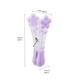 image 7 of JVL Grey Peg Basket with 48 Soft Touch Flower Clothes Pegs, Assorted Colours