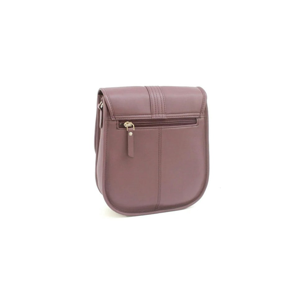 image 1 of Eastern Counties Leather Womens/Ladies Melody Leather Handbag - Grape - One Size | Green