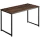 image 1 of Desk Flint - writing, study, computer office table | Brown | Industrial wood dark, rustic | 59 x 120 x 76,50 cm | 1
